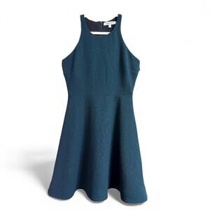 Elizabeth and James Magdalena Teal Green Fit and Flare Dress size 8